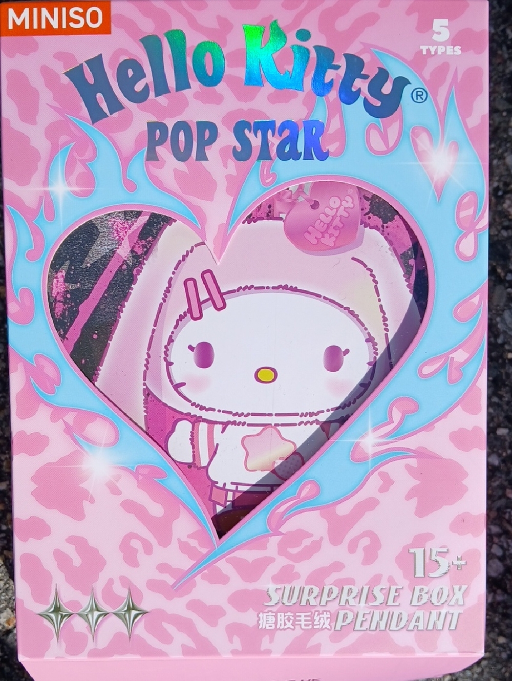 Hello Kitty Pop Star Pendant - Pink